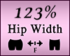 Hip Butt Scaler 123%