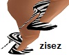 !Z! Zebra Glitter Heels