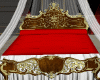 Royal red Queens bed