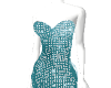 Teal New years dress