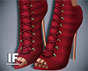 ♥ Red Ankle Boots