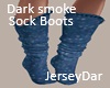 Sock Boots Smoke Blue