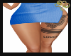 Blue Tatt Thirst Skirt