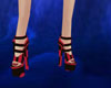 heels red black