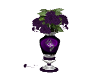 Purple Silver Heart Vase