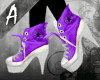Purple Converse w. Heels