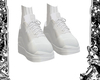 White Prda Shoes