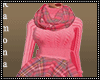 Fall Pink Plaid Dress