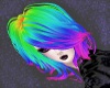 Vadia rainbow hair