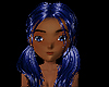 Anime Kawaii Indigo Blue
