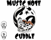 Music note cuddle egg