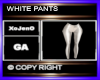 WHITE PANTS