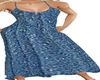 Blue Glitter Long Dress