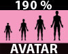 Avatar Resizer 190 %