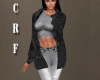 CRF* Cardigan & Jeans