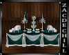 Teal Buffet Table+Poses