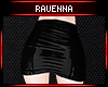 R. Black Leather Skirt