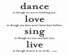 dance/love/sing/live