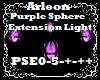 Purple Sphere Ext. Light