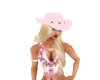 *SK*pink cowgirl hat