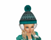 Winter Teal Knit Hat