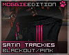 ME|Trackies|Black/Pink
