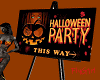 FG~ Halloween Party Sign