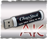 (AK)chapstick sticker