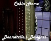 cabin home curtain -R