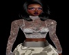 [MzL] Silver Lace Top