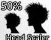 50% HEAD SCALER