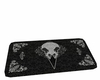 Bathmat Raven Skull