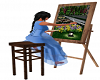 Painting & Easel