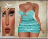 J~CROCHETTED BLUE SUM DR