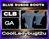 BLUE SUEDE BOOTS