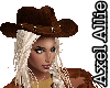 AA Brown CowGirl Hat