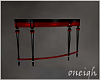Black & Red Wall Table