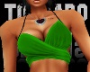 sexy green chest wrap