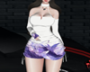 V! Dress Choker White