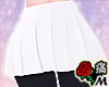 蝶 White Winter Skirt