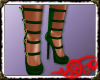 *Jo* Green Strappy Shoes