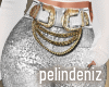 [P] Dimple silver pants