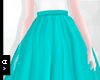 Ⓐ Teal Long Skirt