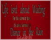 Dance In The Rain Sign 