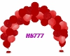 HB777 Arch Balloons Red