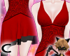 (C) Red Salsa Dress