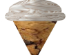 vanilla icecream cone