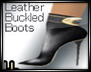 LL Leather Buckled Boots