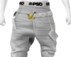 [BE] White Dye Jeans