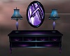 Dresser Blue & Purple